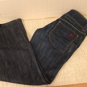 Indigo Hand dark wash jeans size 28